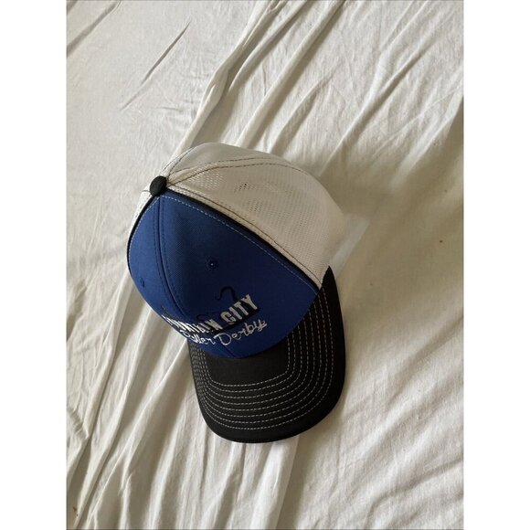Fountain City Roller Derby Richardson Trucker Hat Blue & White Mesh Adjustable F - Picture 2 of 7